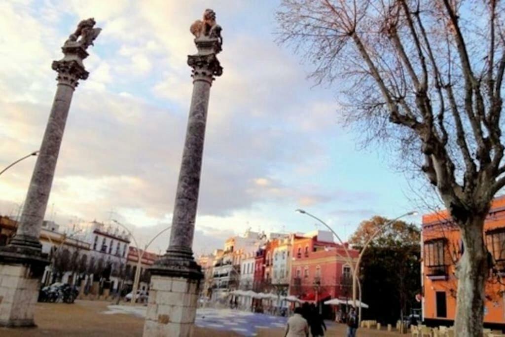 Atico Con Terraza En Alameda De Hercules Sevilla Exteriör bild